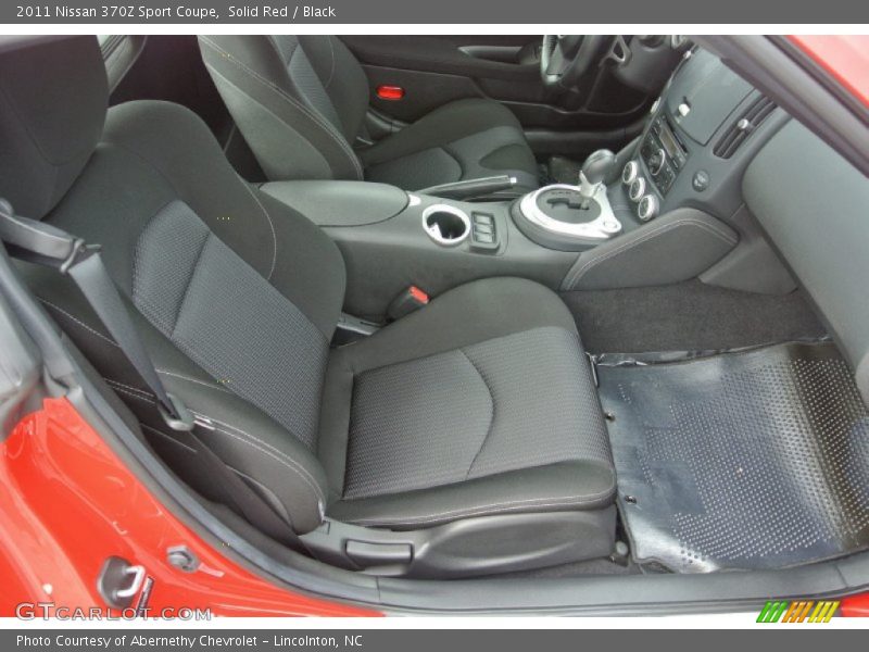 Front Seat of 2011 370Z Sport Coupe