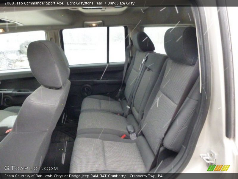 Light Graystone Pearl / Dark Slate Gray 2008 Jeep Commander Sport 4x4