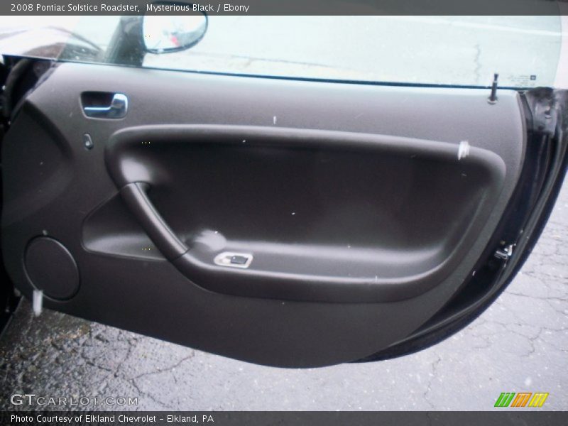 Mysterious Black / Ebony 2008 Pontiac Solstice Roadster