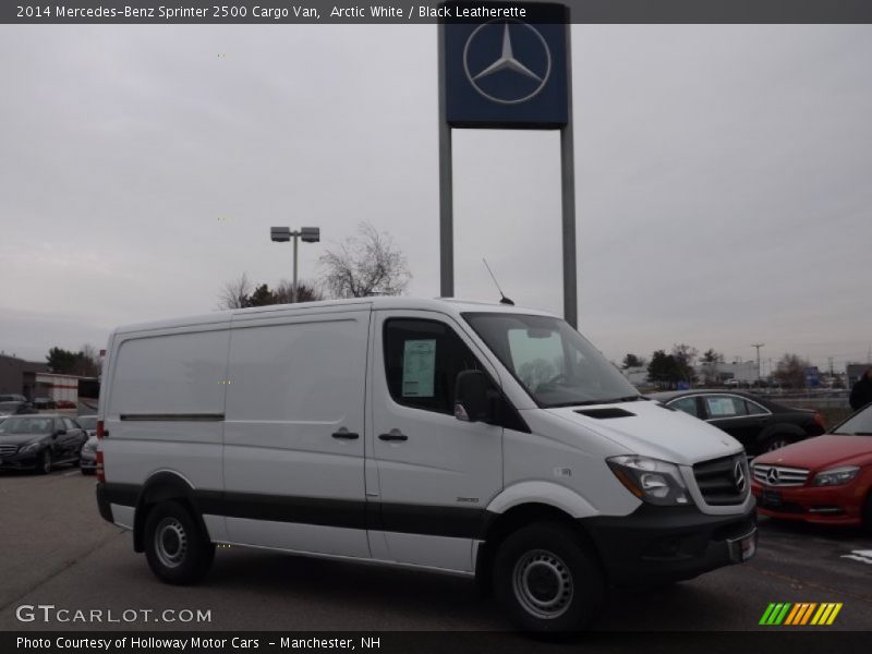 Front 3/4 View of 2014 Sprinter 2500 Cargo Van