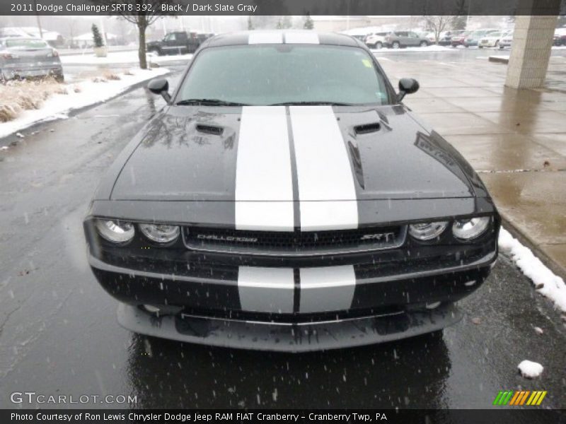 Black / Dark Slate Gray 2011 Dodge Challenger SRT8 392