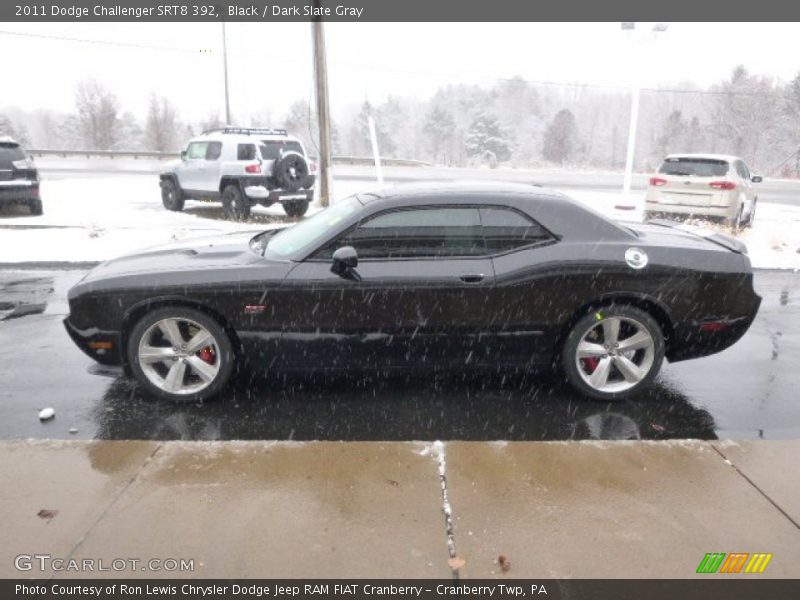 Black / Dark Slate Gray 2011 Dodge Challenger SRT8 392