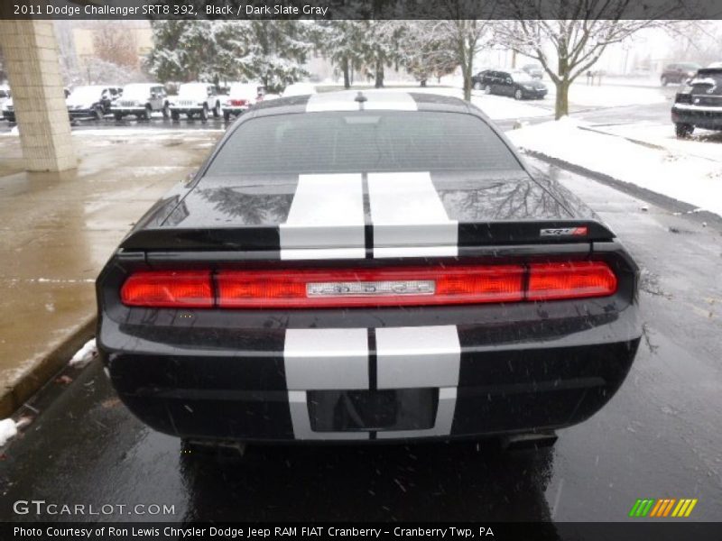 Black / Dark Slate Gray 2011 Dodge Challenger SRT8 392