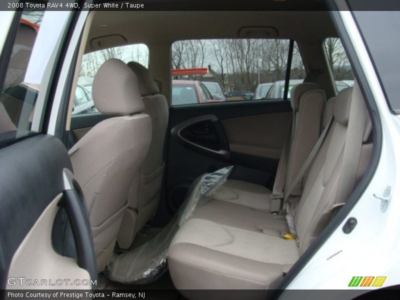 Super White / Taupe 2008 Toyota RAV4 4WD