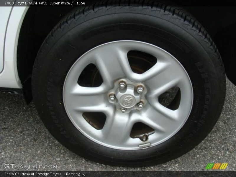 Super White / Taupe 2008 Toyota RAV4 4WD