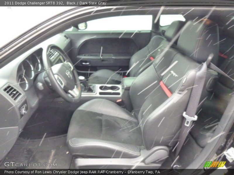 Black / Dark Slate Gray 2011 Dodge Challenger SRT8 392