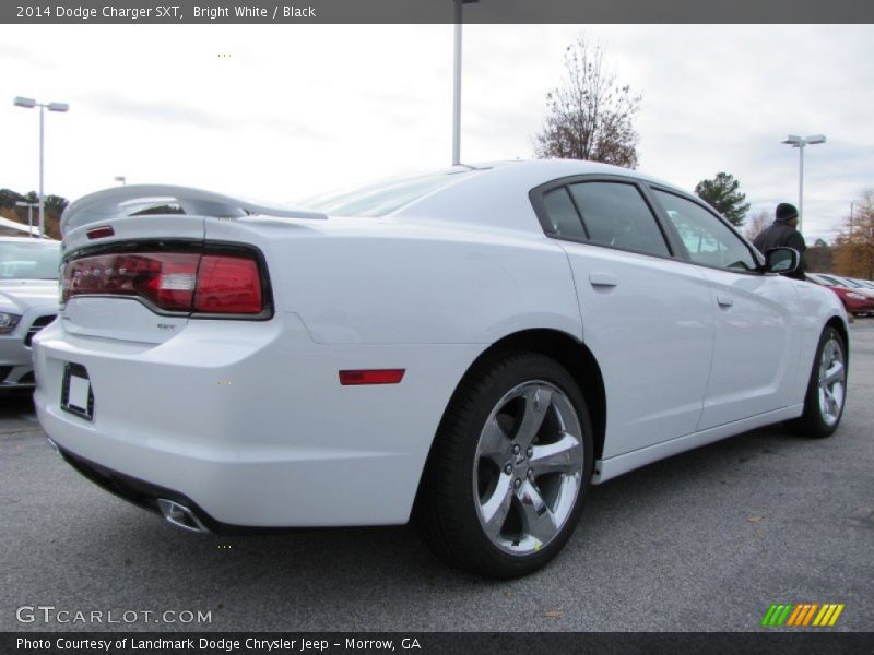 Bright White / Black 2014 Dodge Charger SXT