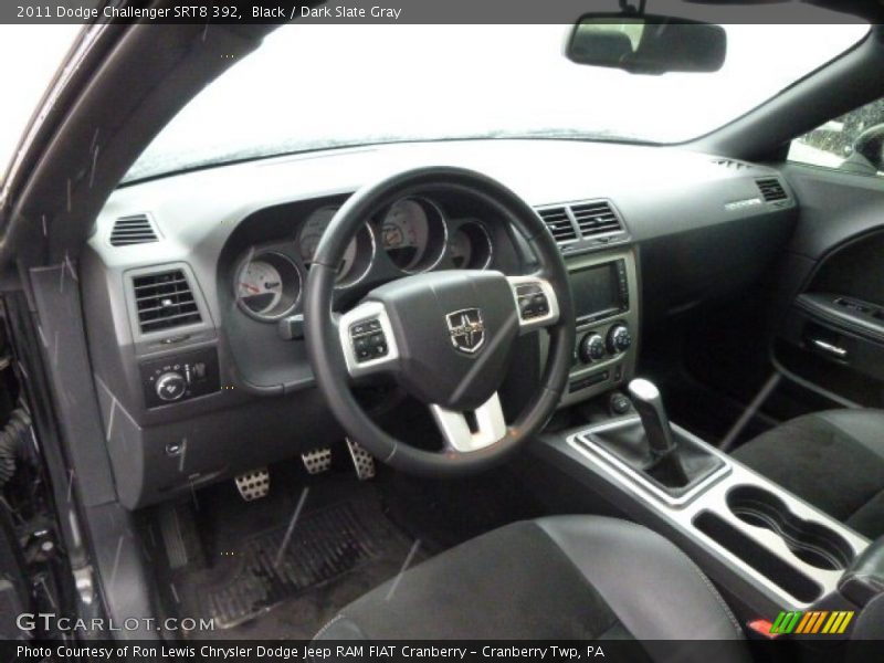 Black / Dark Slate Gray 2011 Dodge Challenger SRT8 392