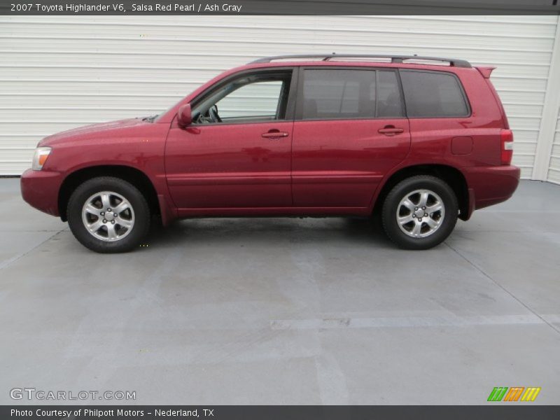  2007 Highlander V6 Salsa Red Pearl