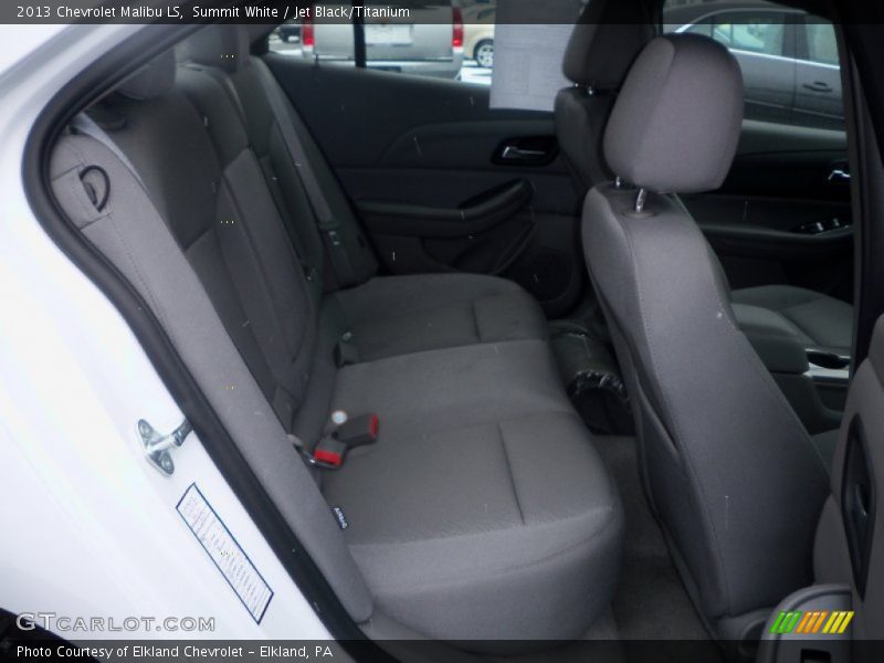 Summit White / Jet Black/Titanium 2013 Chevrolet Malibu LS