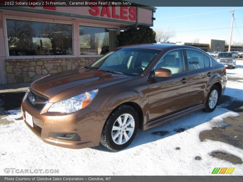 Caramel Bronze Pearl / Warm Ivory 2012 Subaru Legacy 2.5i Premium