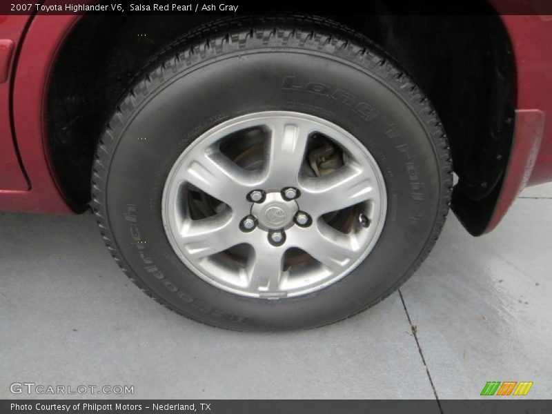 Salsa Red Pearl / Ash Gray 2007 Toyota Highlander V6