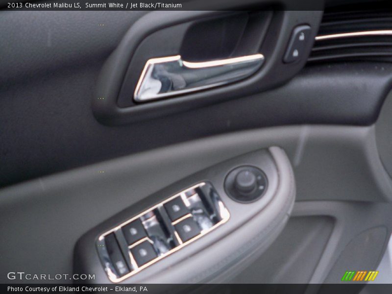 Summit White / Jet Black/Titanium 2013 Chevrolet Malibu LS