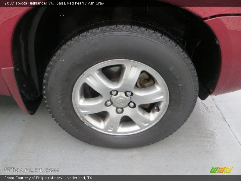Salsa Red Pearl / Ash Gray 2007 Toyota Highlander V6