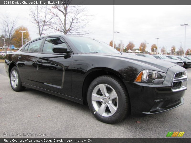 Pitch Black / Black 2014 Dodge Charger SE