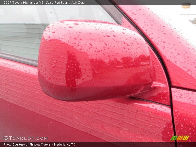 Salsa Red Pearl / Ash Gray 2007 Toyota Highlander V6