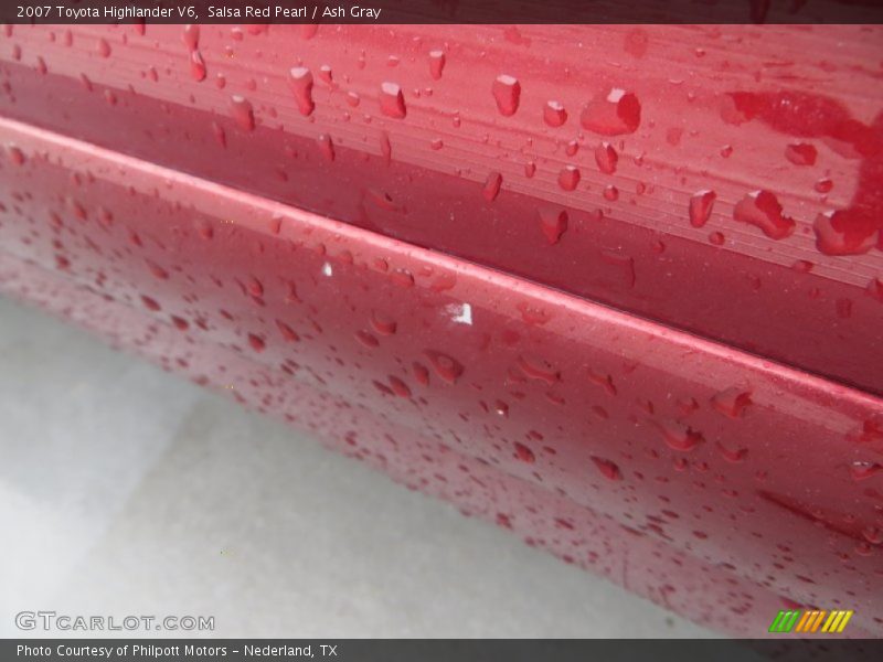 Salsa Red Pearl / Ash Gray 2007 Toyota Highlander V6