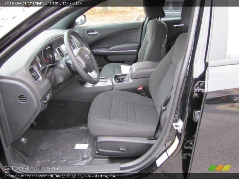Pitch Black / Black 2014 Dodge Charger SE