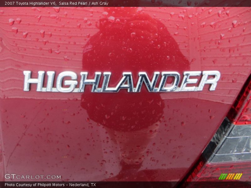Salsa Red Pearl / Ash Gray 2007 Toyota Highlander V6