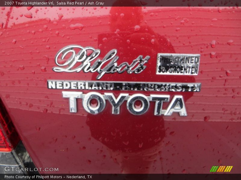 Salsa Red Pearl / Ash Gray 2007 Toyota Highlander V6