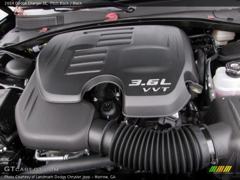 Pitch Black / Black 2014 Dodge Charger SE