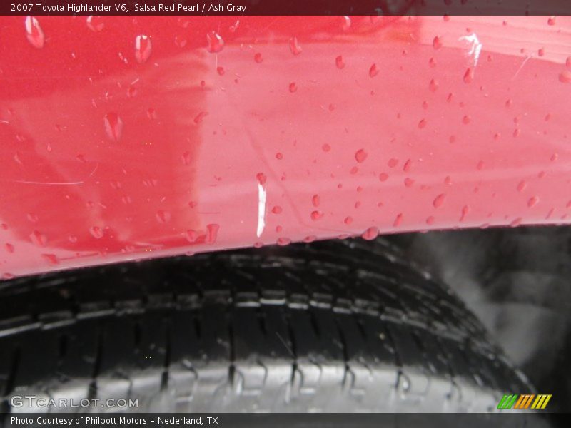 Salsa Red Pearl / Ash Gray 2007 Toyota Highlander V6