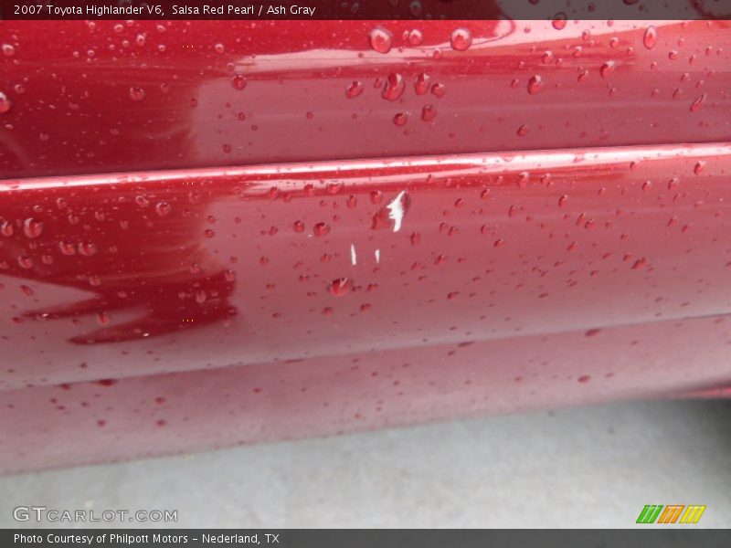 Salsa Red Pearl / Ash Gray 2007 Toyota Highlander V6