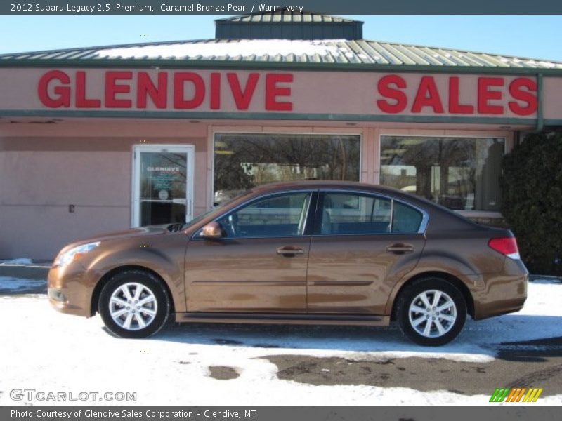Caramel Bronze Pearl / Warm Ivory 2012 Subaru Legacy 2.5i Premium