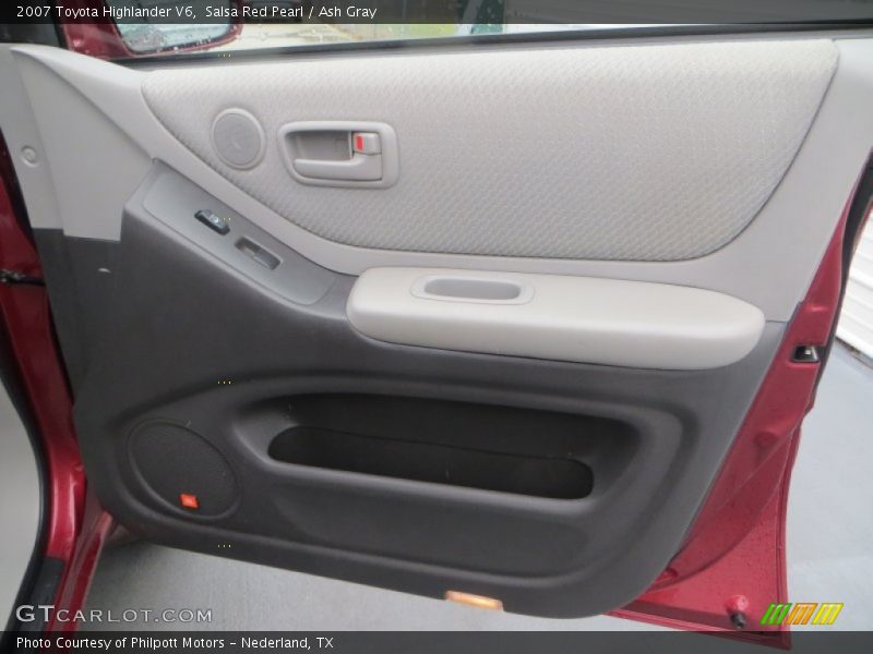 Salsa Red Pearl / Ash Gray 2007 Toyota Highlander V6