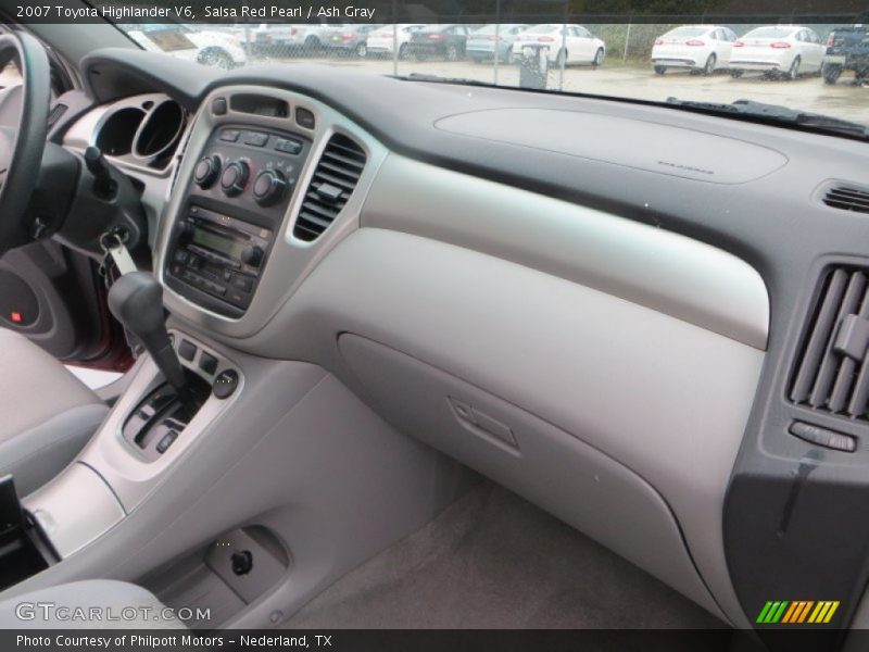 Salsa Red Pearl / Ash Gray 2007 Toyota Highlander V6
