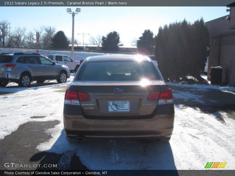 Caramel Bronze Pearl / Warm Ivory 2012 Subaru Legacy 2.5i Premium