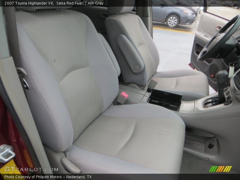 Salsa Red Pearl / Ash Gray 2007 Toyota Highlander V6