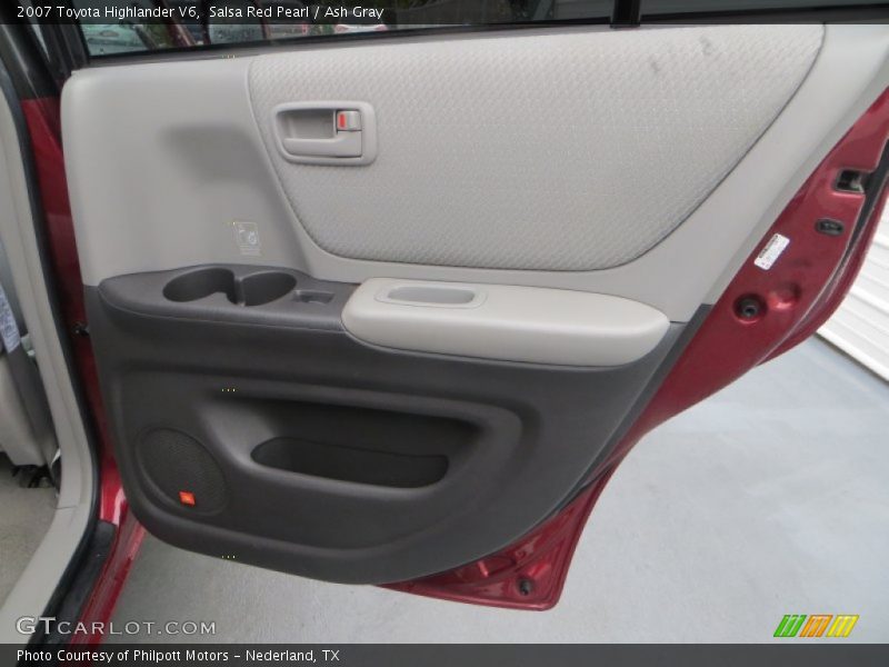 Salsa Red Pearl / Ash Gray 2007 Toyota Highlander V6