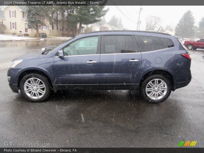  2014 Traverse LT AWD Atlantis Blue Metallic