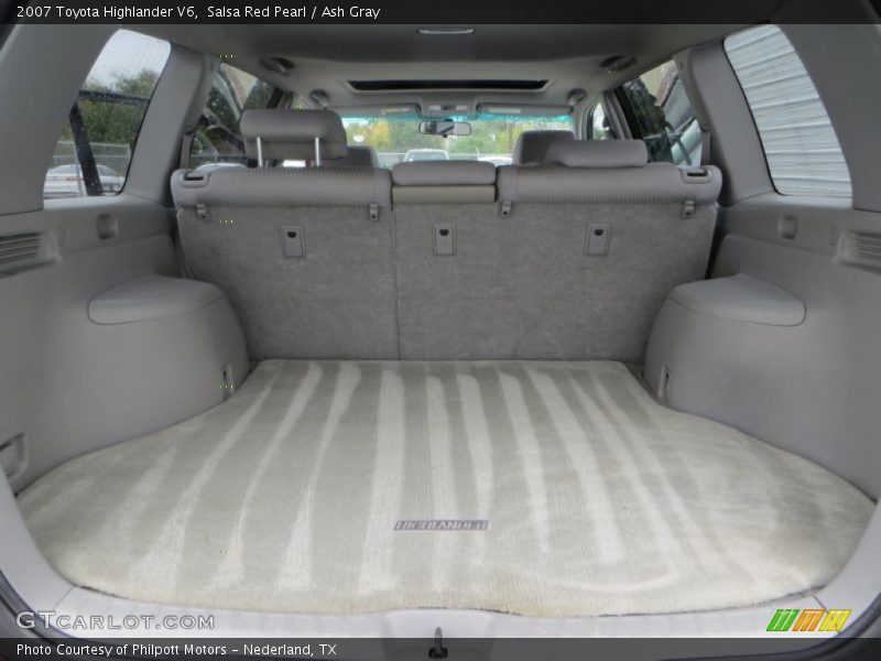 Salsa Red Pearl / Ash Gray 2007 Toyota Highlander V6