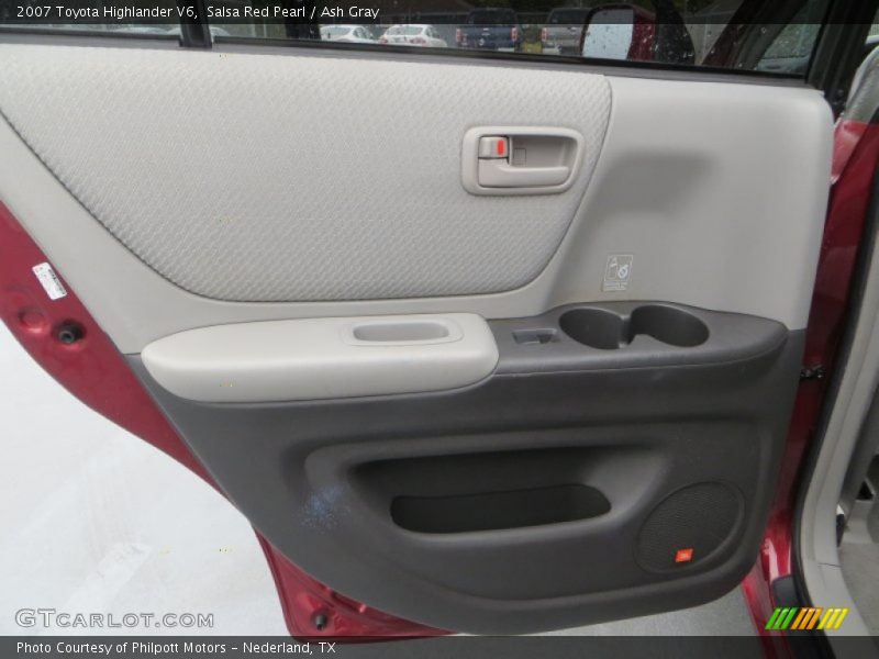Salsa Red Pearl / Ash Gray 2007 Toyota Highlander V6