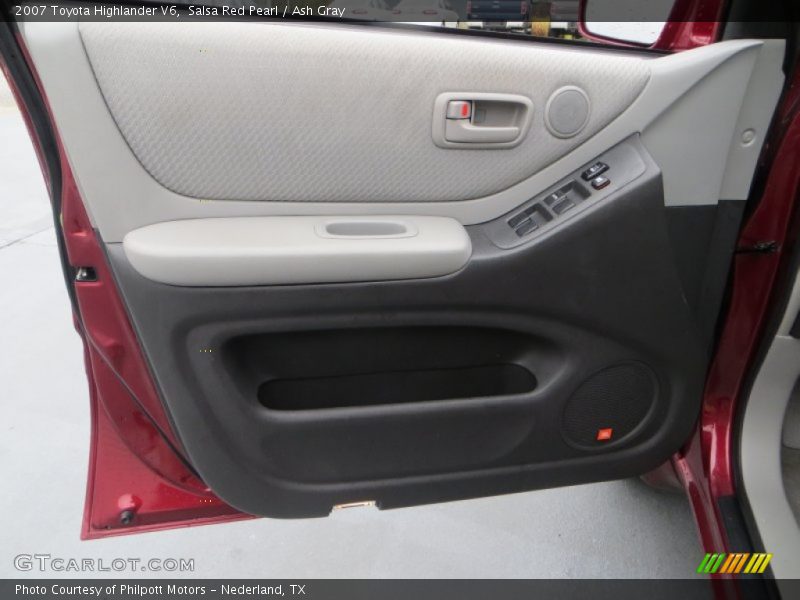 Salsa Red Pearl / Ash Gray 2007 Toyota Highlander V6