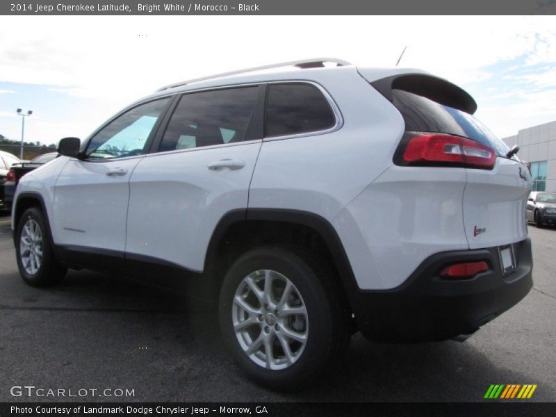 Bright White / Morocco - Black 2014 Jeep Cherokee Latitude