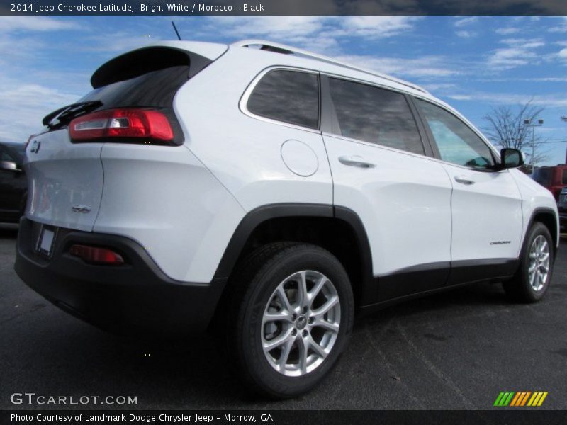 Bright White / Morocco - Black 2014 Jeep Cherokee Latitude