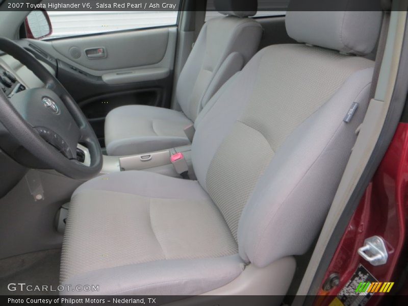 Salsa Red Pearl / Ash Gray 2007 Toyota Highlander V6