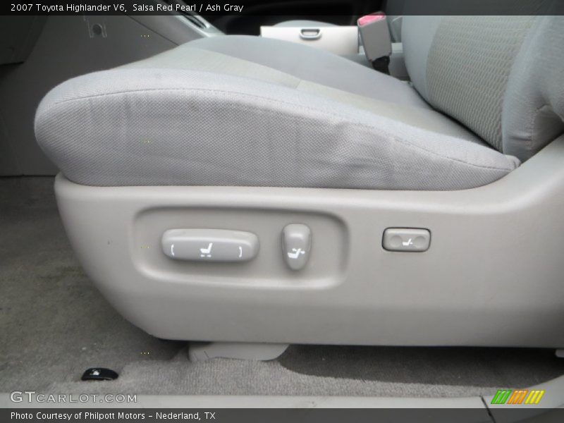 Salsa Red Pearl / Ash Gray 2007 Toyota Highlander V6