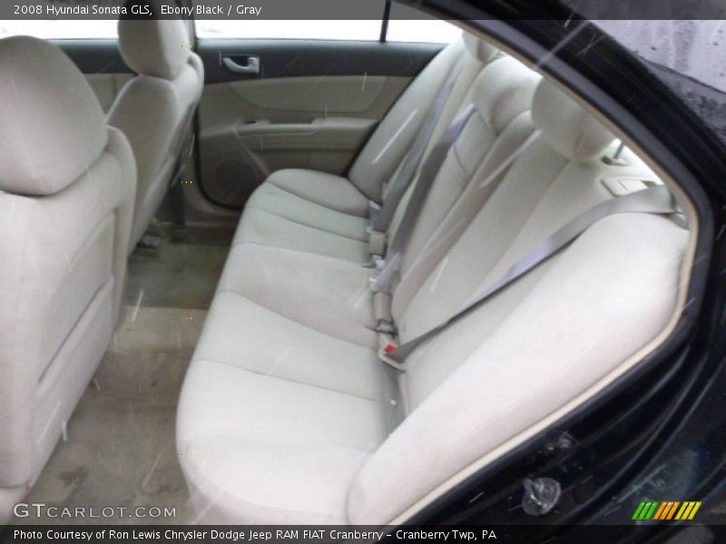 Rear Seat of 2008 Sonata GLS