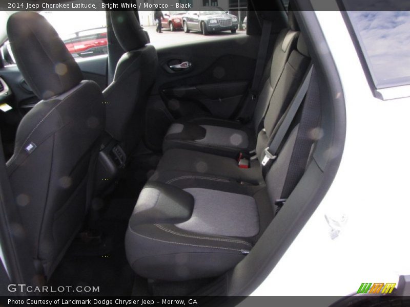Bright White / Morocco - Black 2014 Jeep Cherokee Latitude