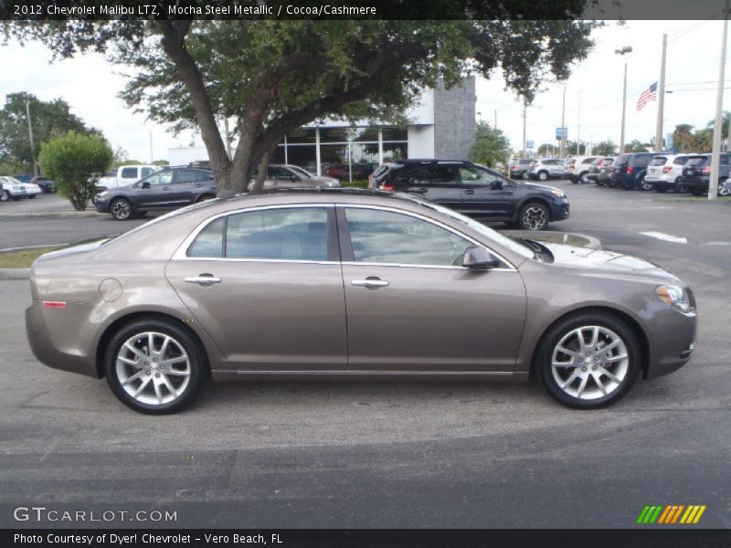 Mocha Steel Metallic / Cocoa/Cashmere 2012 Chevrolet Malibu LTZ