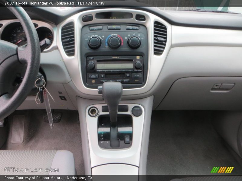 Salsa Red Pearl / Ash Gray 2007 Toyota Highlander V6