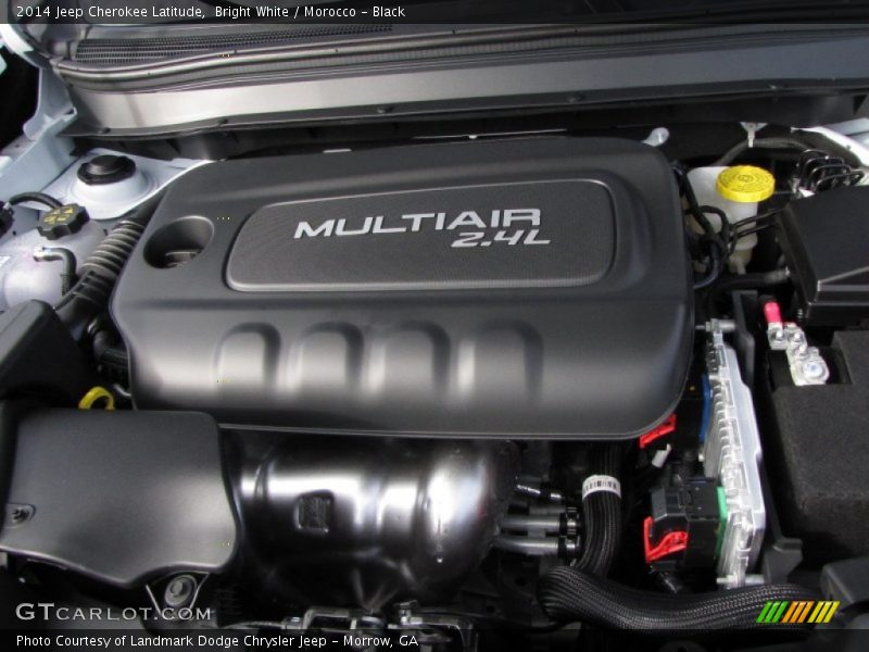 Bright White / Morocco - Black 2014 Jeep Cherokee Latitude