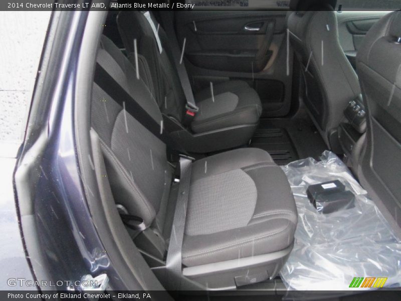 Atlantis Blue Metallic / Ebony 2014 Chevrolet Traverse LT AWD