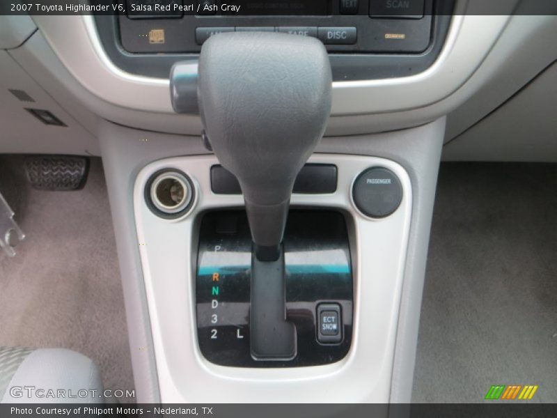 Salsa Red Pearl / Ash Gray 2007 Toyota Highlander V6