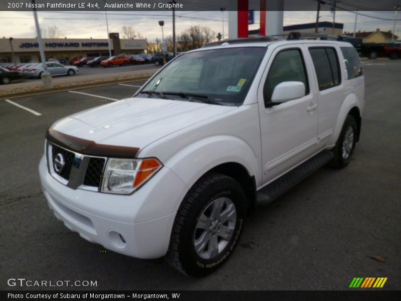 Avalanche White / Graphite 2007 Nissan Pathfinder LE 4x4