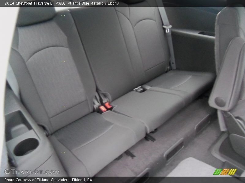 Atlantis Blue Metallic / Ebony 2014 Chevrolet Traverse LT AWD